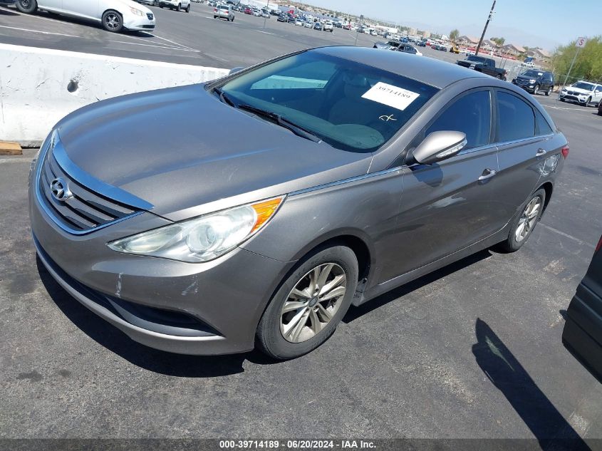 2014 Hyundai Sonata Gls VIN: 5NPEB4AC6EH851200 Lot: 39714189