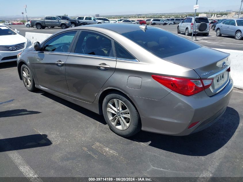 2014 Hyundai Sonata Gls VIN: 5NPEB4AC6EH851200 Lot: 39714189