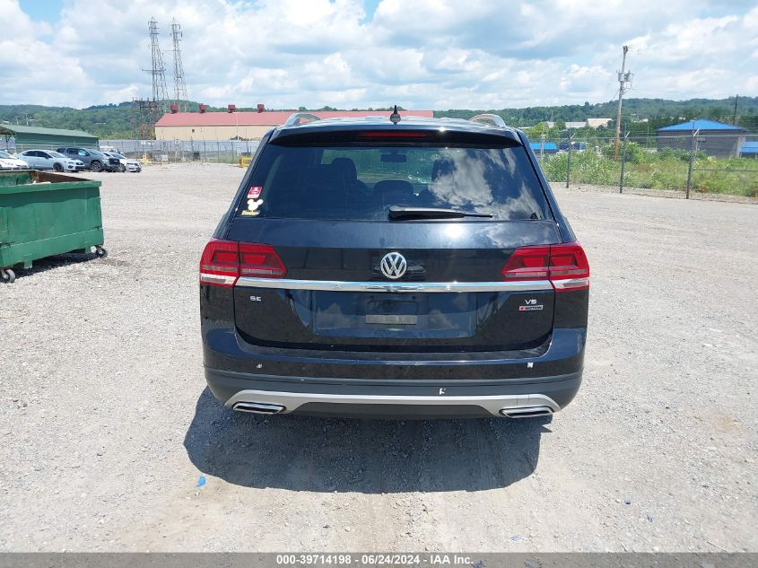 2018 Volkswagen Atlas 3.6L V6 Se VIN: 1V2KR2CA1JC522729 Lot: 39714198