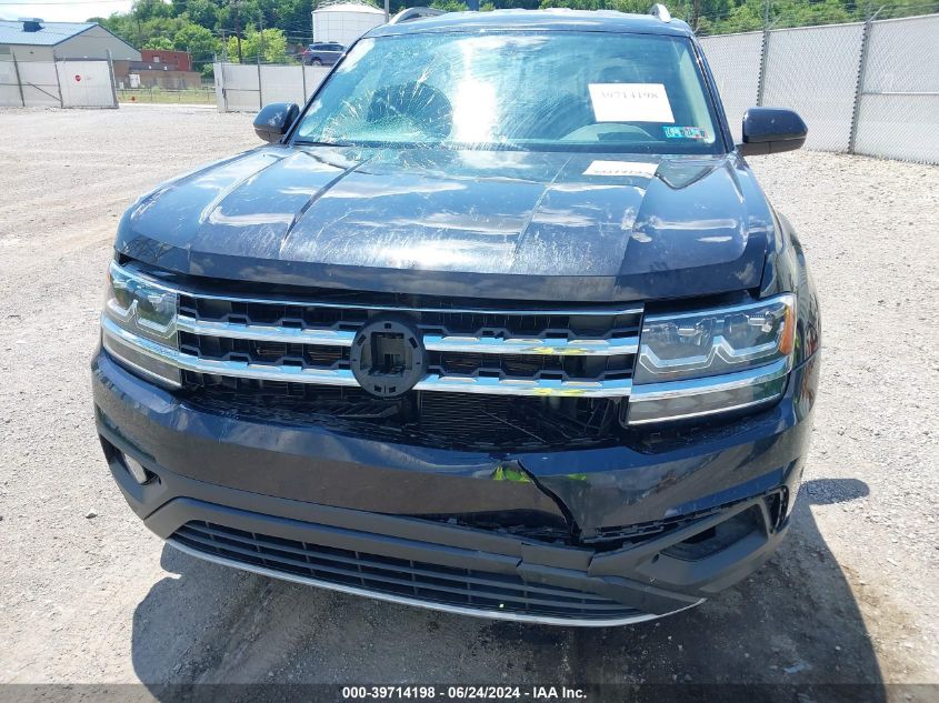 2018 Volkswagen Atlas 3.6L V6 Se VIN: 1V2KR2CA1JC522729 Lot: 39714198