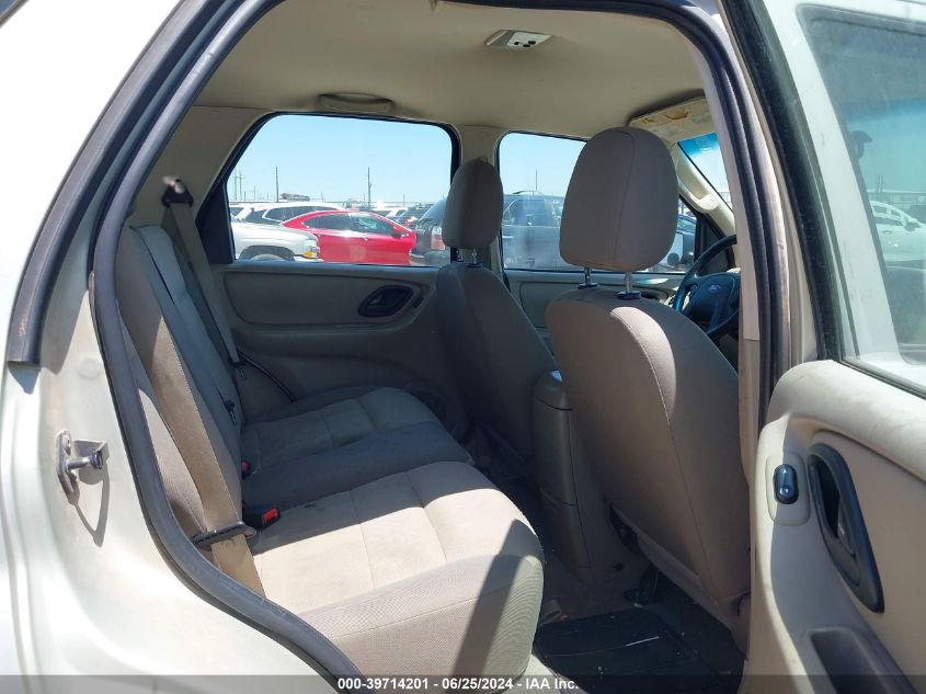 2006 Ford Escape Xls/Xls Manual VIN: 1FMYU02Z96KA47278 Lot: 39714201