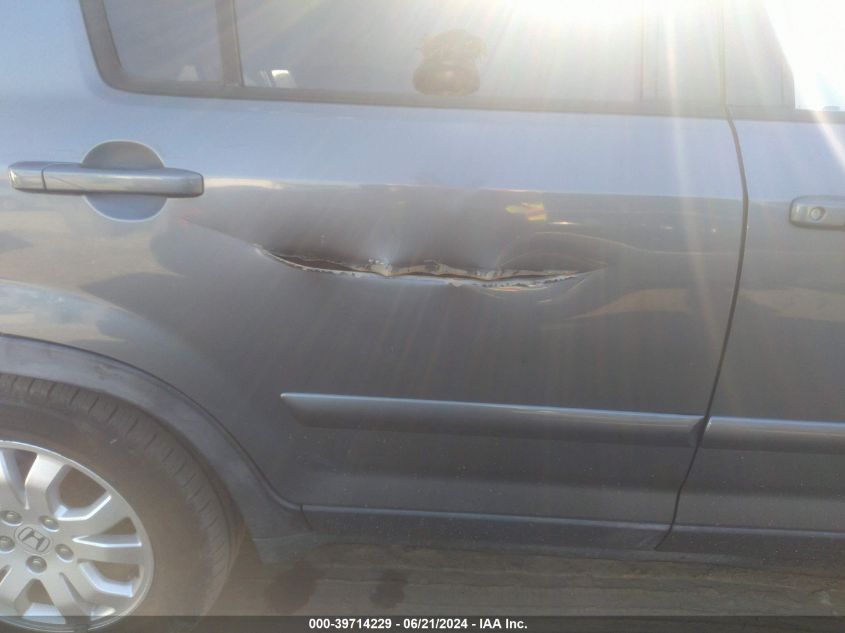 2005 Honda Cr-V Se/Ex VIN: JHLRD78975C043377 Lot: 39714229