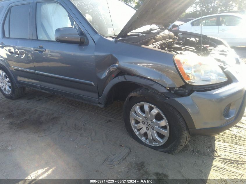 2005 Honda Cr-V Se/Ex VIN: JHLRD78975C043377 Lot: 39714229