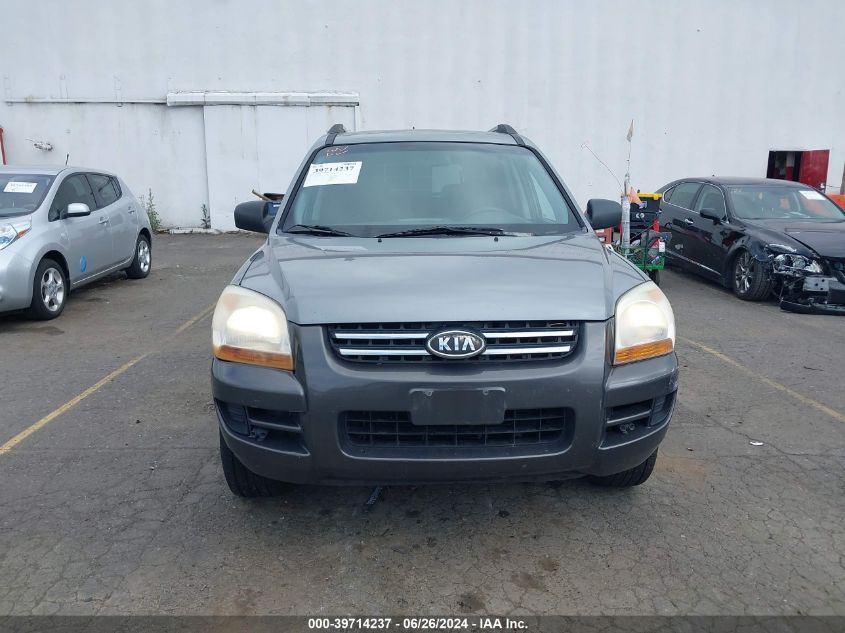 2006 Kia Sportage Ex V6/Lx V6 VIN: KNDJE723067201886 Lot: 39714237