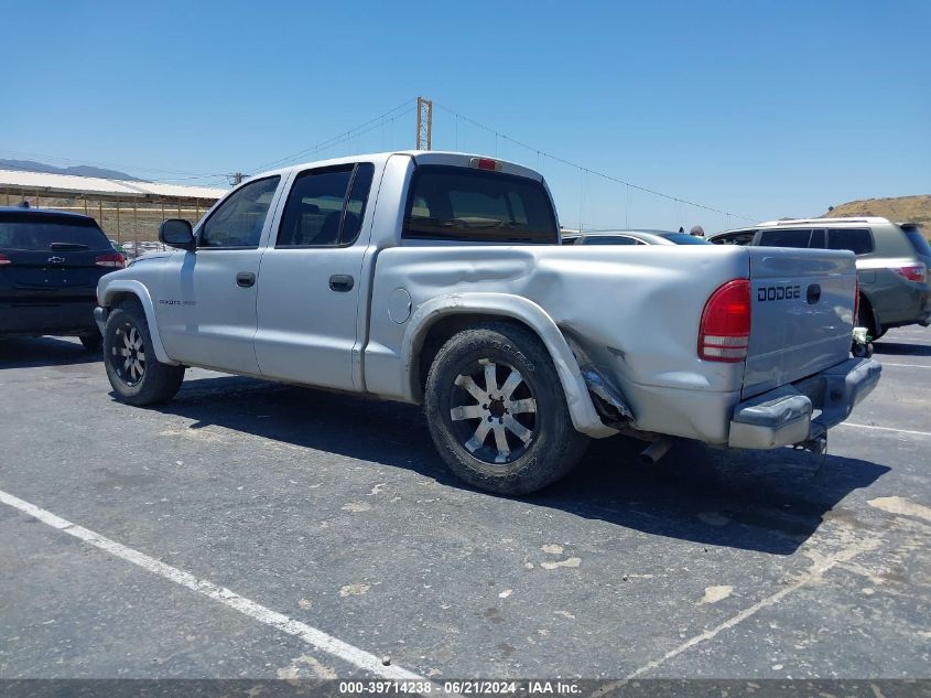 2002 Dodge Dakota Sport VIN: 1B7HL38N52S511562 Lot: 39714238