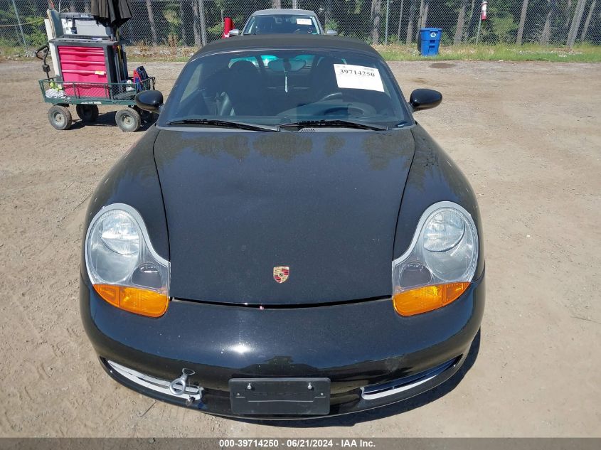 1999 Porsche Boxster VIN: WP0CA2981XU631759 Lot: 39714250