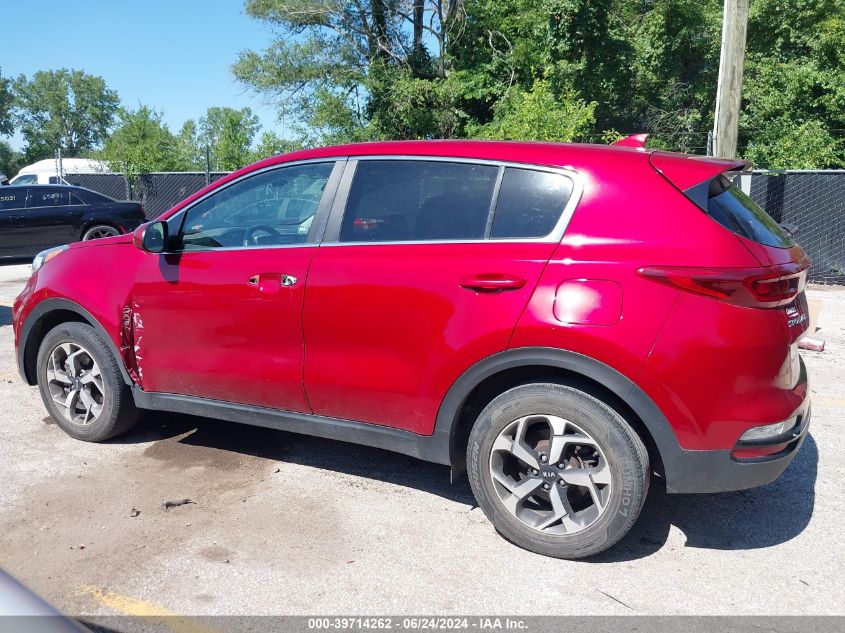 2020 Kia Sportage Lx VIN: KNDPM3AC6L7786279 Lot: 39714262