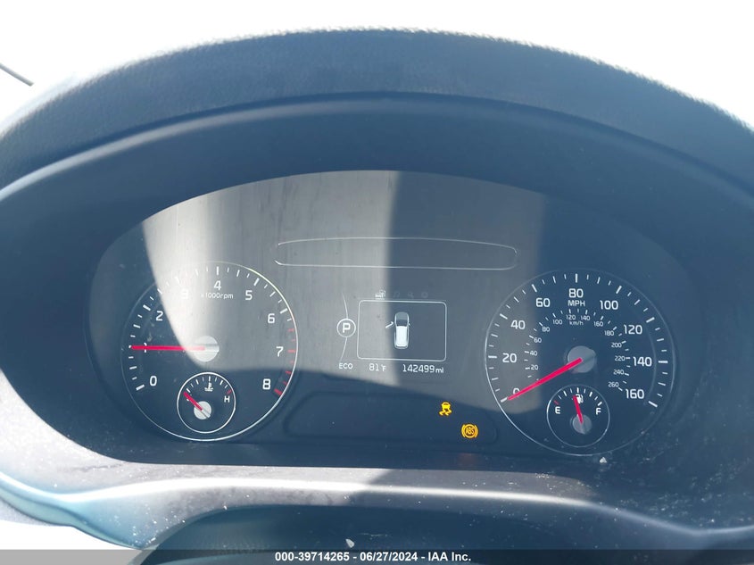 2017 Kia Sorento 2.4L Lx VIN: 5XYPG4A35HG263598 Lot: 39714265