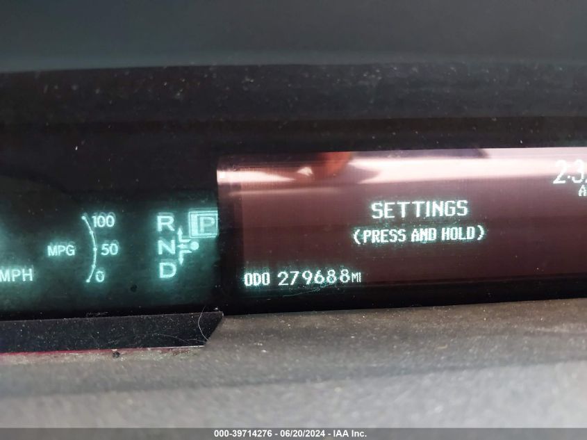 2010 Toyota Prius Ii VIN: JTDKN3DU2A0009616 Lot: 39714276