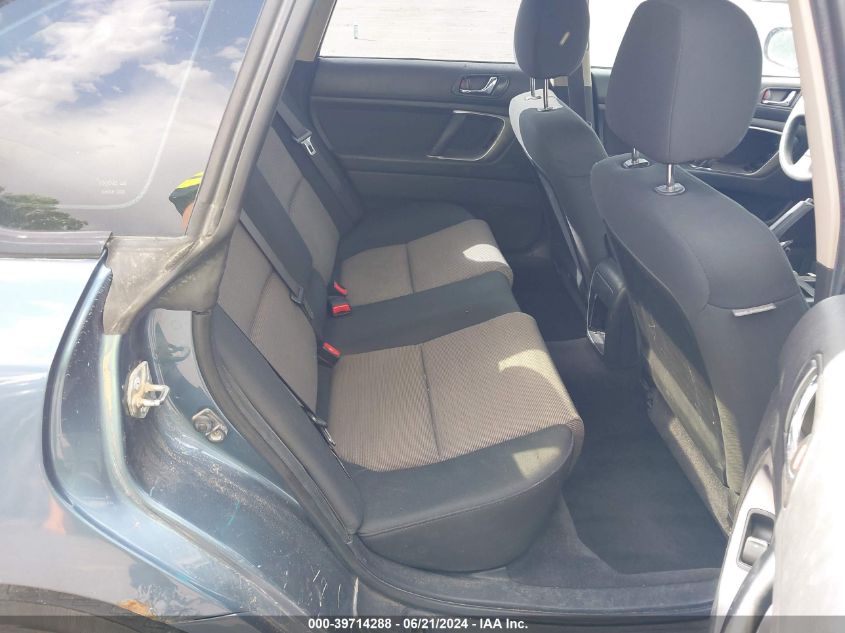 2005 Subaru Legacy 2.5I VIN: 4S3BL616X57229029 Lot: 39714288