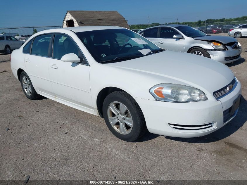 2012 Chevrolet Impala Ls VIN: 2G1WF5E3XC1280312 Lot: 39714289