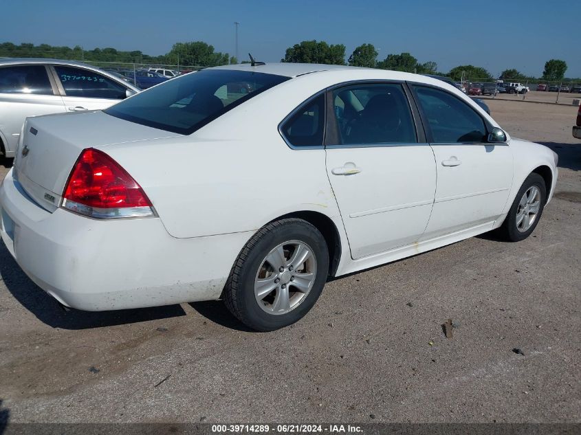 2012 Chevrolet Impala Ls VIN: 2G1WF5E3XC1280312 Lot: 39714289