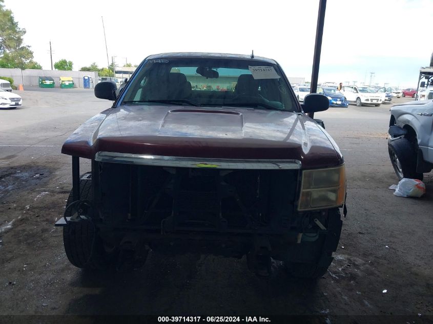 2009 GMC Sierra 1500 K1500 Sle VIN: 2GTEK290391113554 Lot: 39714317
