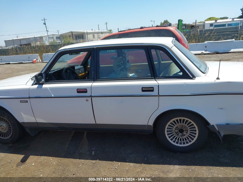 1988 Volvo 240 VIN: YV1AK8840J1301850 Lot: 39714322