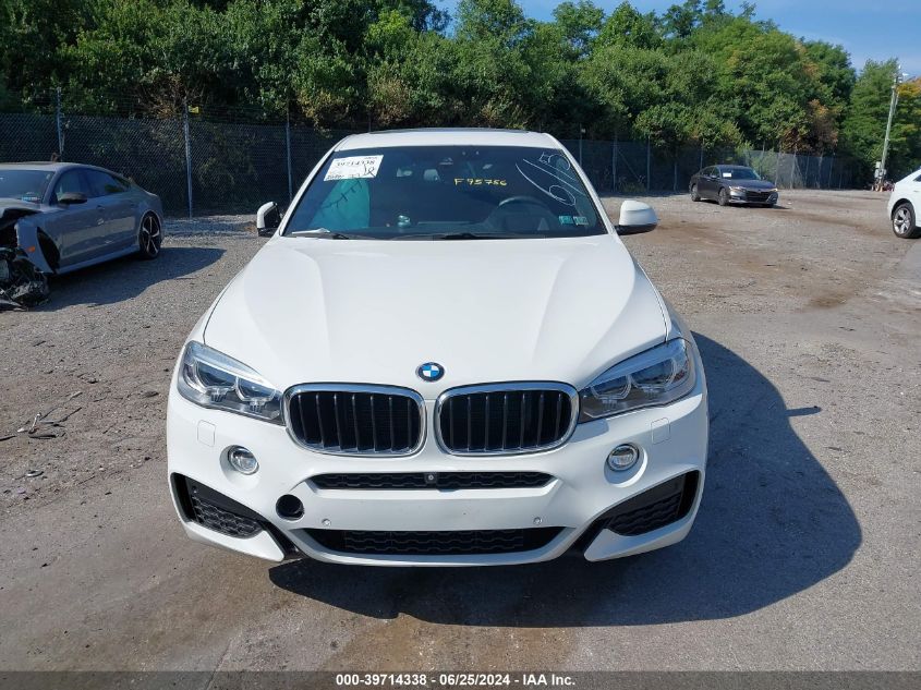 2015 BMW X6 xDrive35I VIN: 5UXKU2C5XF0F95756 Lot: 39714338