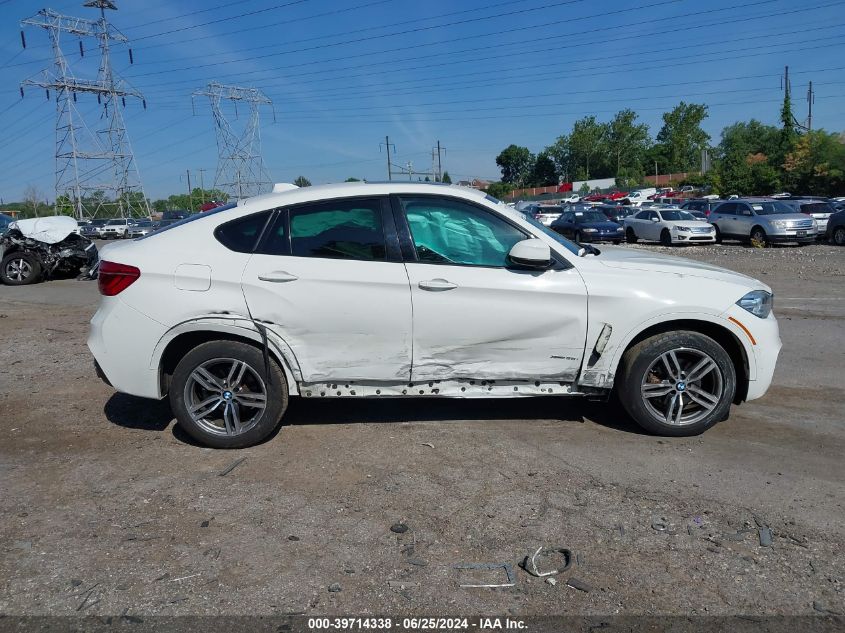 2015 BMW X6 xDrive35I VIN: 5UXKU2C5XF0F95756 Lot: 39714338