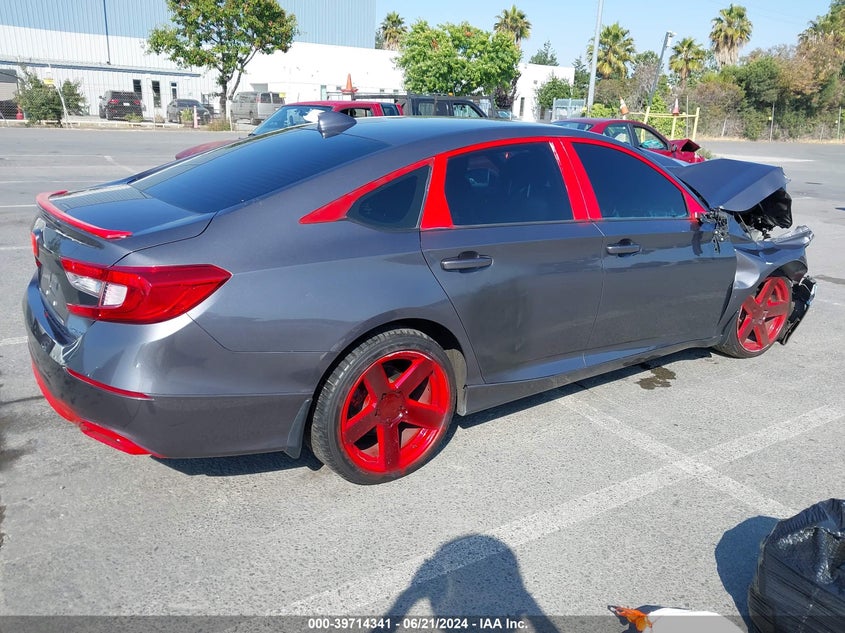 VIN 1HGCV1F38JA020175 2018 HONDA ACCORD SPORT