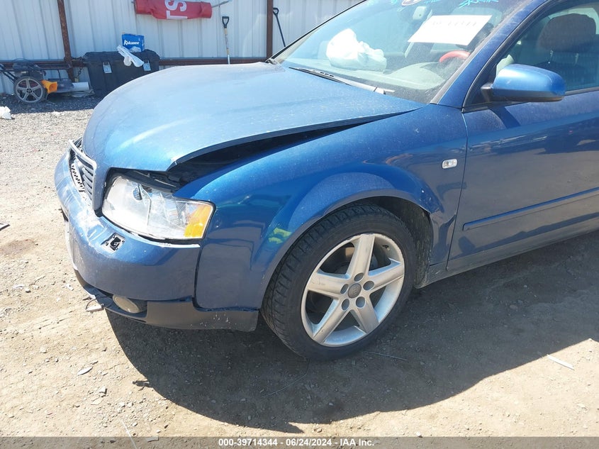 2004 Audi A4 1.8T VIN: WAULC68E94A022213 Lot: 39714344