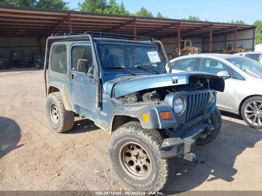 1999 Jeep Wrangler Sport VIN: 1J4FY19S9XP425726 Lot: 39714345