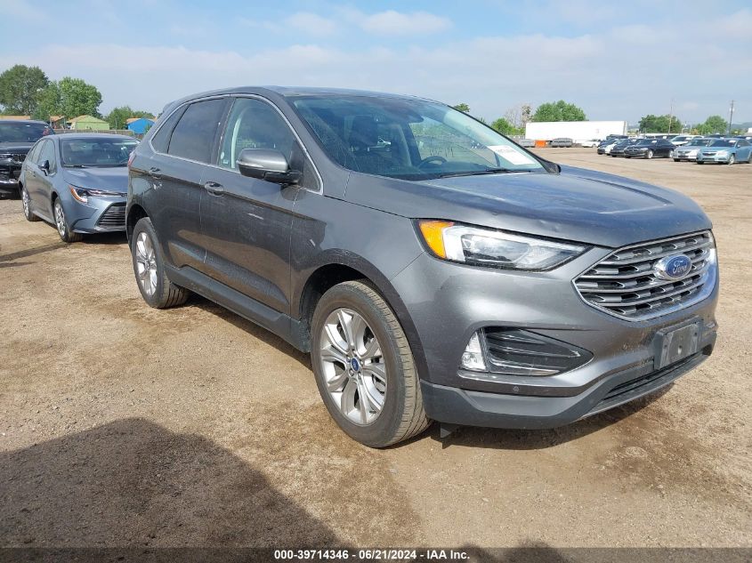 2022 Ford Edge Titanium VIN: 2FMPK4K99NBB04922 Lot: 39714346