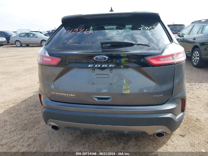 2022 Ford Edge Titanium VIN: 2FMPK4K99NBB04922 Lot: 39714346