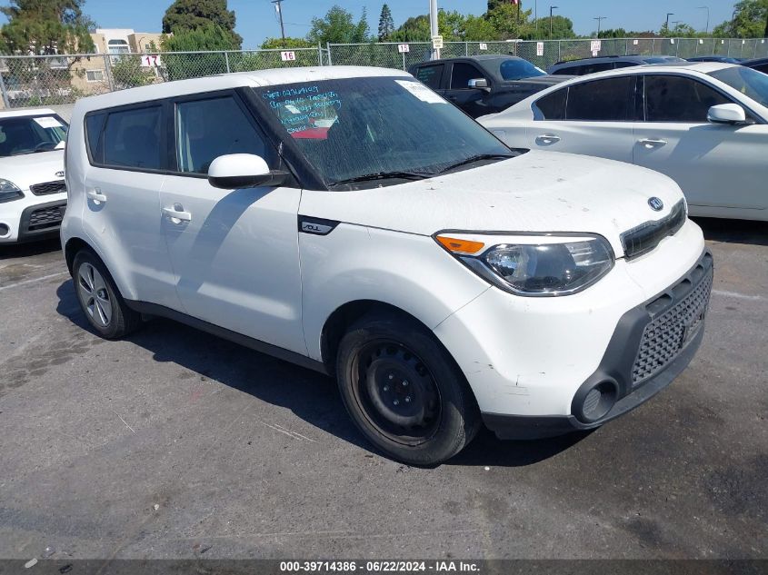 2016 Kia Soul VIN: KNDJN2A27G7387665 Lot: 39714386