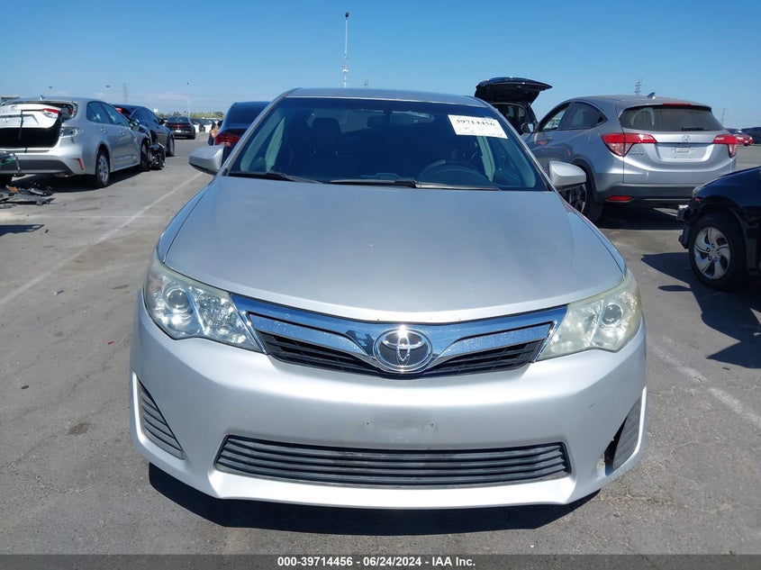2012 Toyota Camry Le VIN: 4T1BF1FK3CU023707 Lot: 39714456
