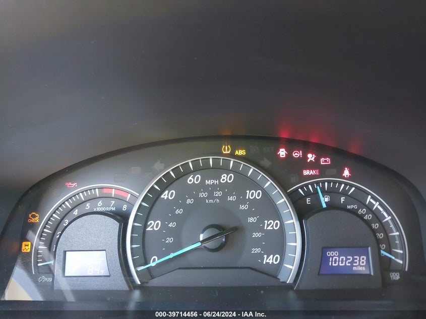 2012 Toyota Camry Le VIN: 4T1BF1FK3CU023707 Lot: 39714456