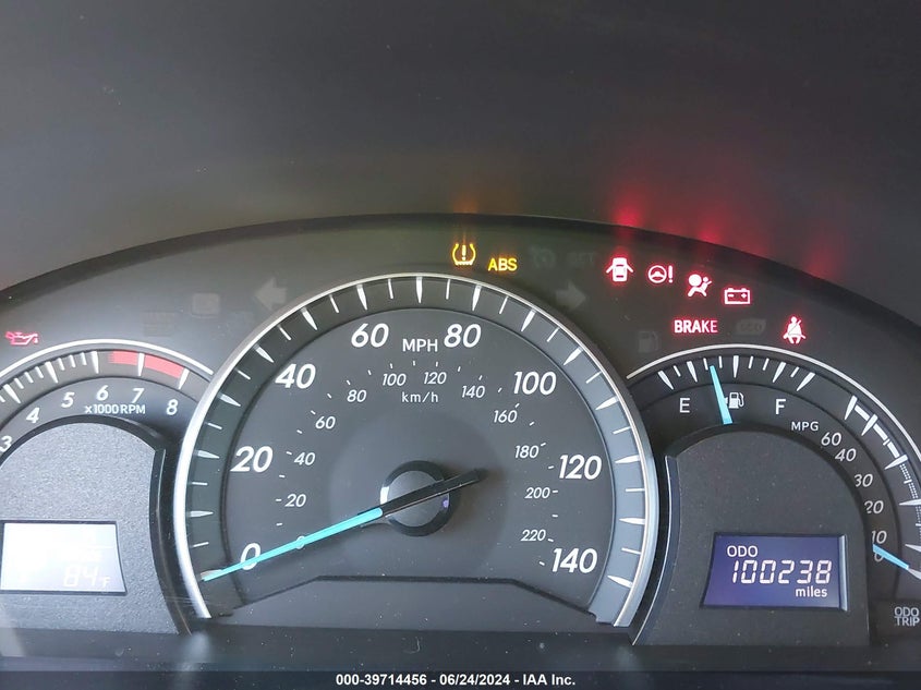 2012 Toyota Camry Le VIN: 4T1BF1FK3CU023707 Lot: 39714456