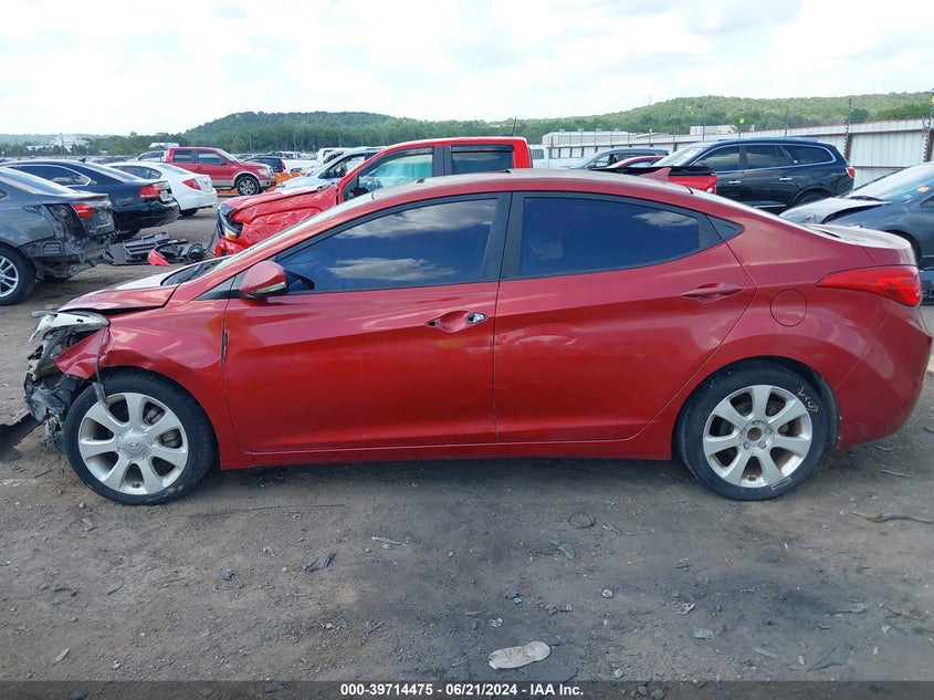 2012 Hyundai Elantra Limited (Ulsan Plant) VIN: KMHDH4AE5CU292247 Lot: 39714475