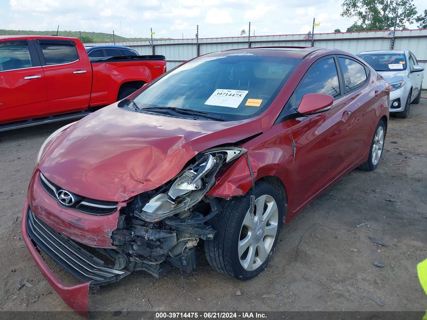 2012 Hyundai Elantra Limited (Ulsan Plant) VIN: KMHDH4AE5CU292247 Lot: 39714475