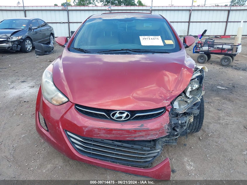 2012 Hyundai Elantra Limited (Ulsan Plant) VIN: KMHDH4AE5CU292247 Lot: 39714475
