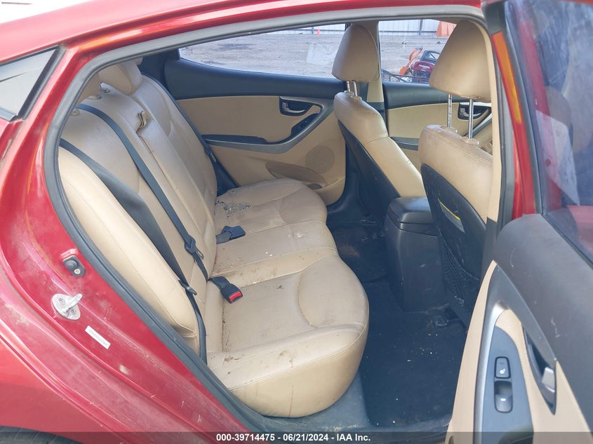 2012 Hyundai Elantra Limited (Ulsan Plant) VIN: KMHDH4AE5CU292247 Lot: 39714475