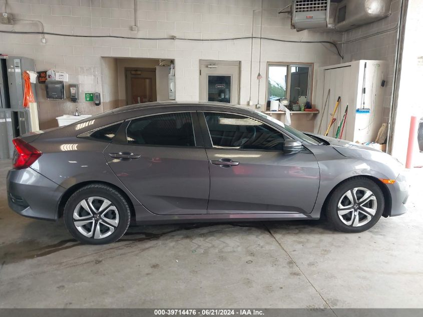 2018 Honda Civic Lx VIN: 19XFC2F53JE033079 Lot: 39714476