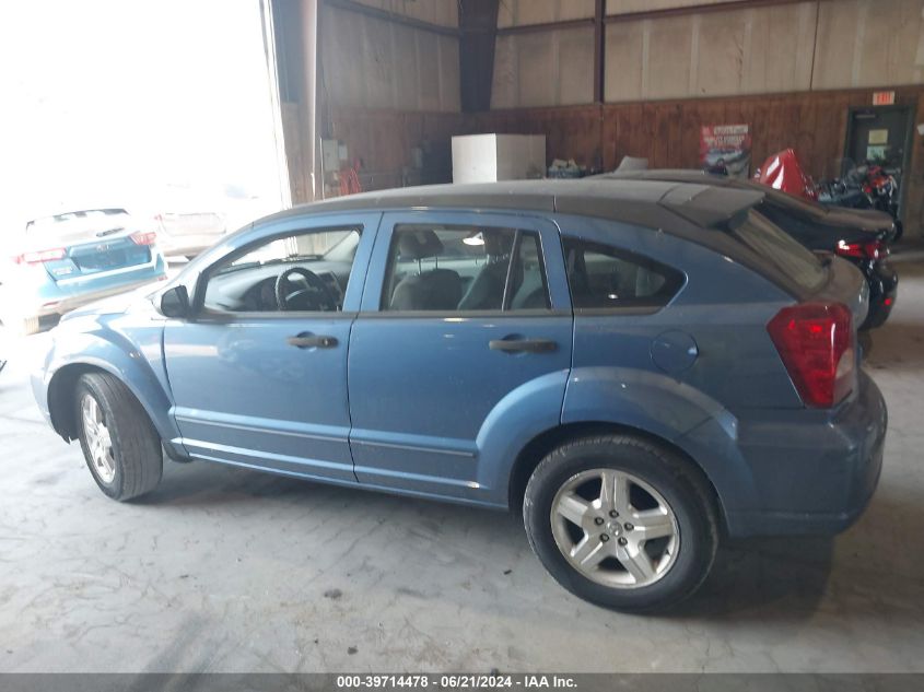 2007 Dodge Caliber Sxt VIN: 1B3HB48B57D587682 Lot: 39714478