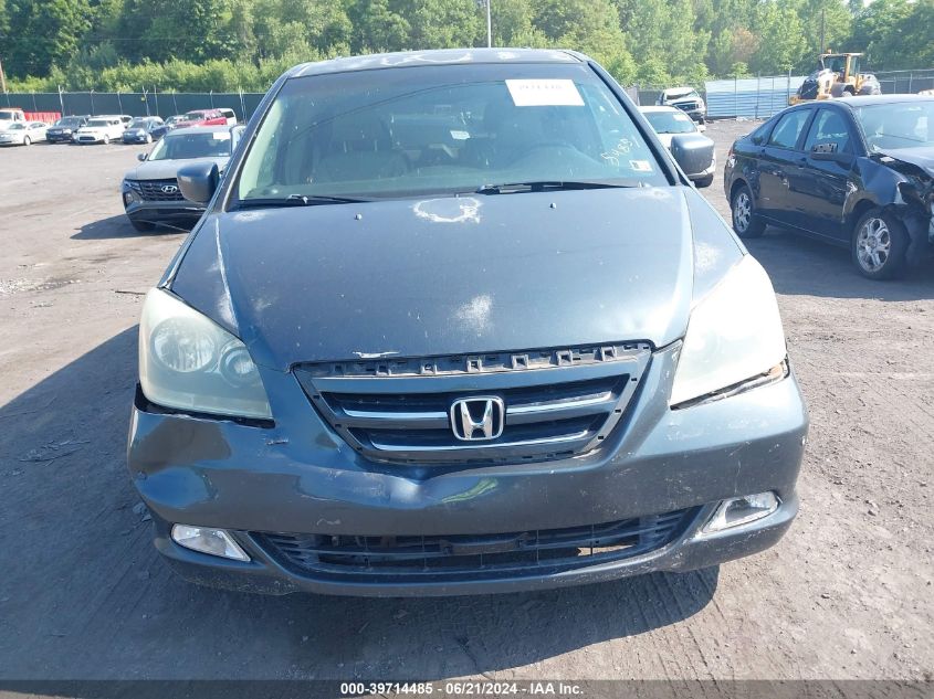 2006 Honda Odyssey Touring VIN: 5FNRL38826B119012 Lot: 39714485