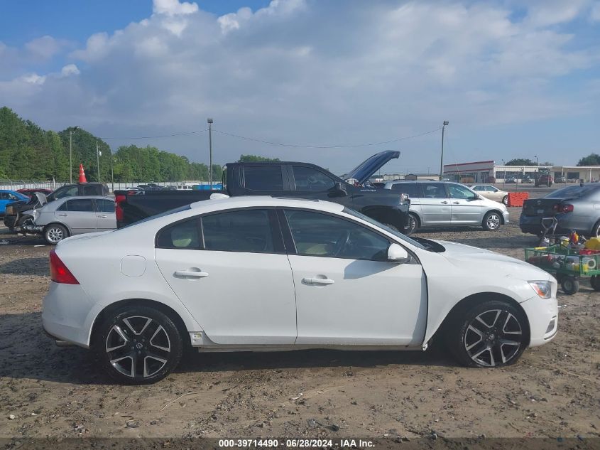 2017 Volvo S60 T5 Dynamic VIN: YV126MFL0H2420626 Lot: 39714490