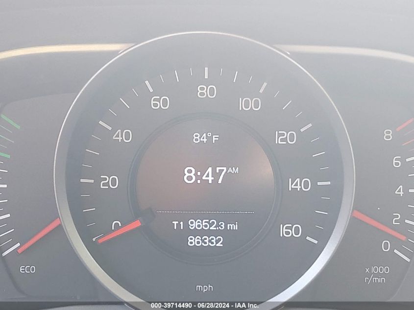 2017 Volvo S60 T5 Dynamic VIN: YV126MFL0H2420626 Lot: 39714490