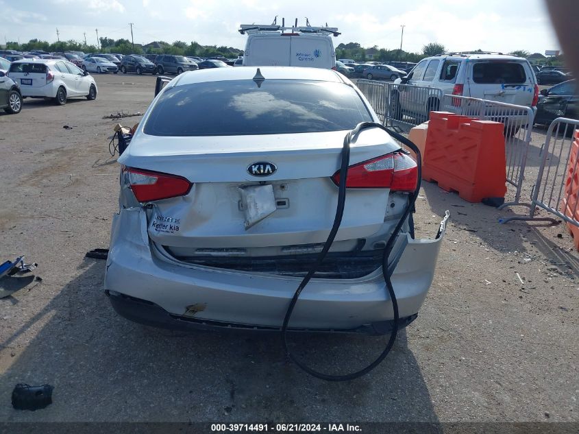 2016 Kia Forte Lx VIN: KNAFX4A64G555152 Lot: 39714491