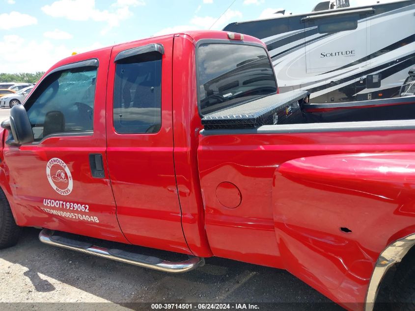 2004 Ford F-350 Lariat/Xl/Xlt VIN: 1FTWX32P44EB03304 Lot: 39714501