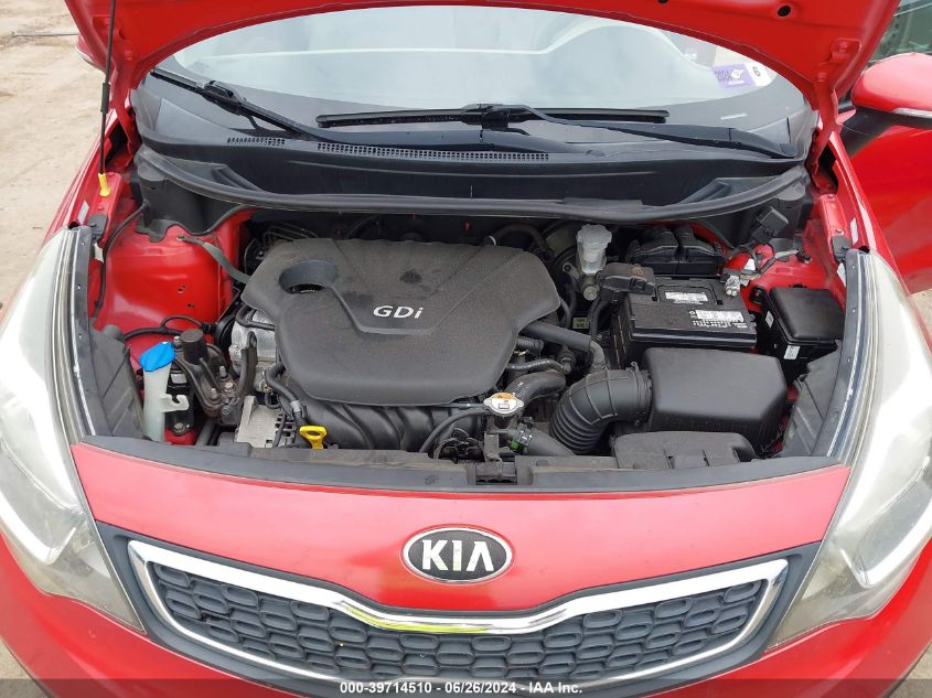 2013 Kia Rio Ex VIN: KNADN4A36D6177042 Lot: 39714510