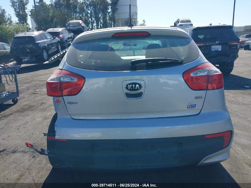 2016 Kia Rio Lx VIN: KNADM5A34G6676208 Lot: 39714511