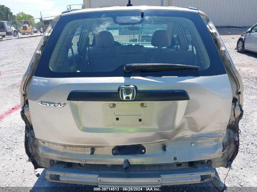 2008 Honda Cr-V Lx VIN: JHLRE38308C015345 Lot: 39714513