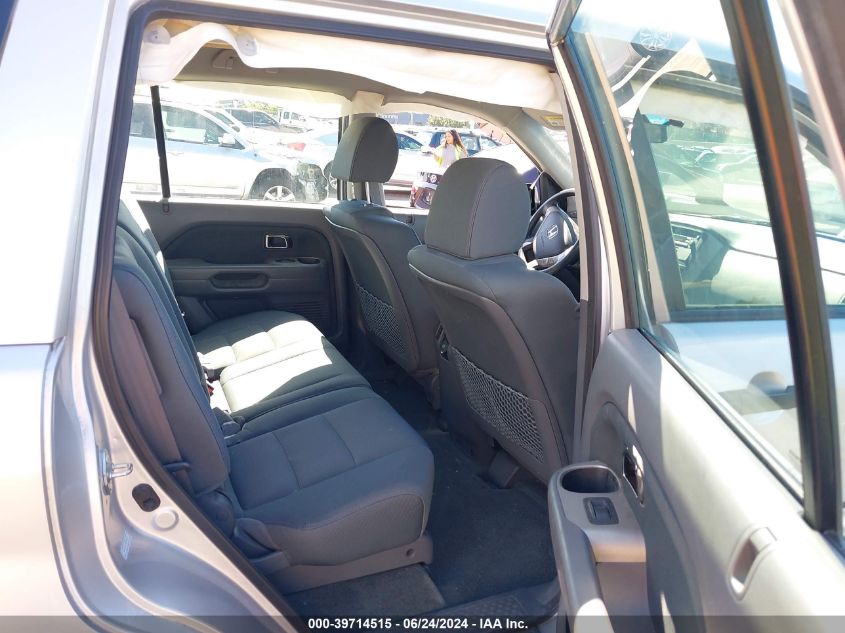 2007 Honda Pilot Lx VIN: 2HKYF18107H508101 Lot: 39714515