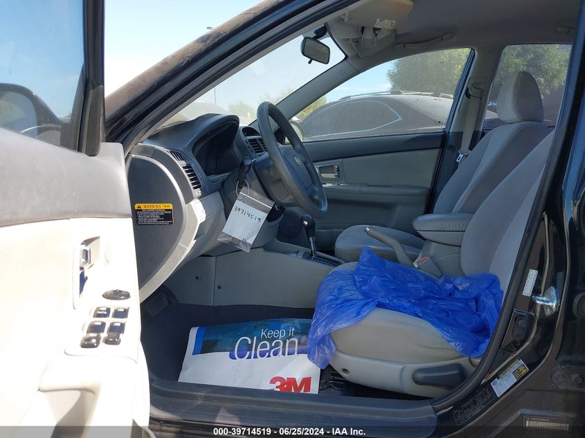 2009 Kia Spectra Ex VIN: KNAFE222195664455 Lot: 39714519