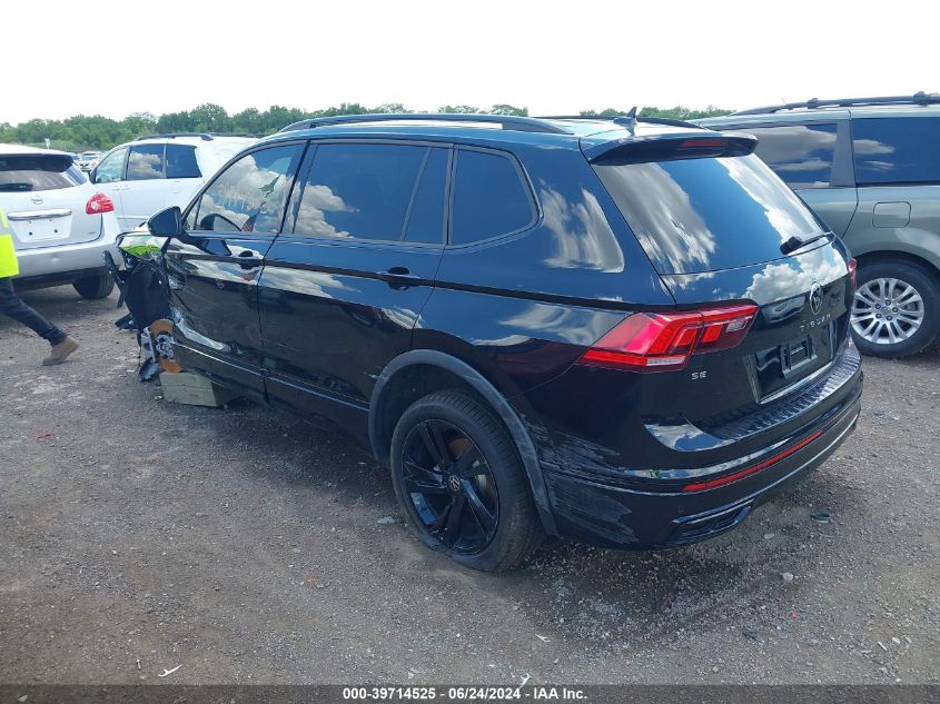 2024 Volkswagen Tiguan 2.0T Se R-Line Black VIN: 3VV8B7AX9RM065734 Lot: 39714525