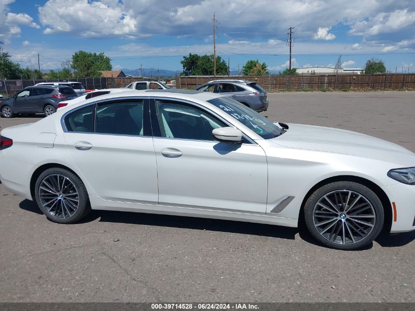 2021 BMW 530I xDrive VIN: WBA13BJ00MCG44284 Lot: 39714528