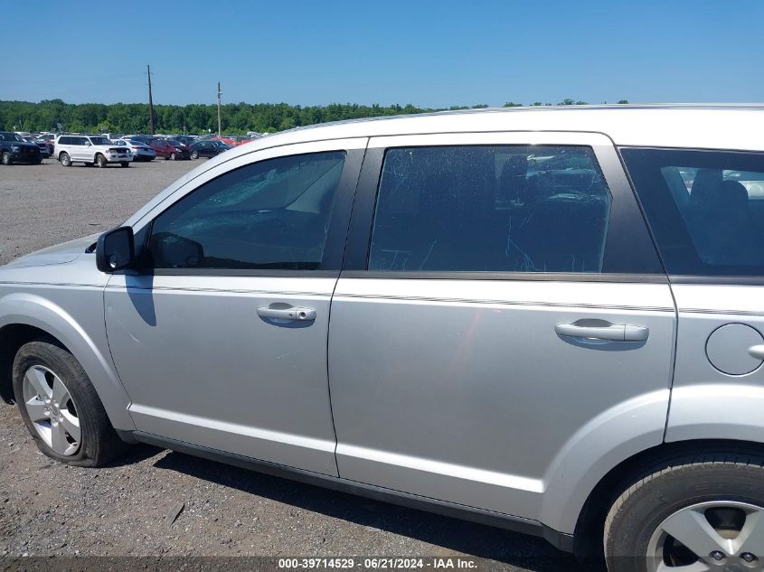 2013 Dodge Journey Se VIN: 3C4PDCAB4DT529500 Lot: 39714529