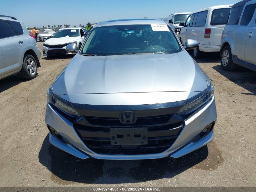 2022 Honda Accord Hybrid Touring VIN: 1HGCV3F90NA016305 Lot: 39714551