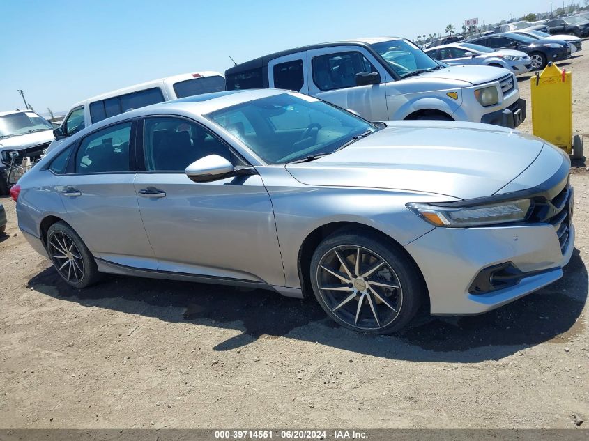 2022 Honda Accord Hybrid Touring VIN: 1HGCV3F90NA016305 Lot: 39714551